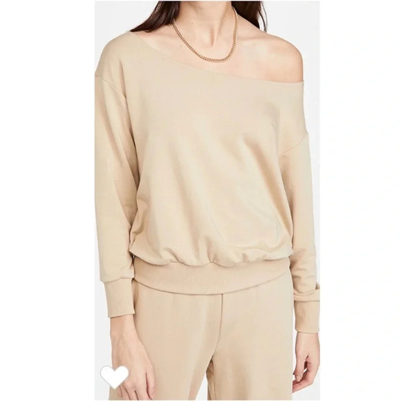NWT L’Agence Kimora off the shoulder top sz xxs - Picture 1 of 9